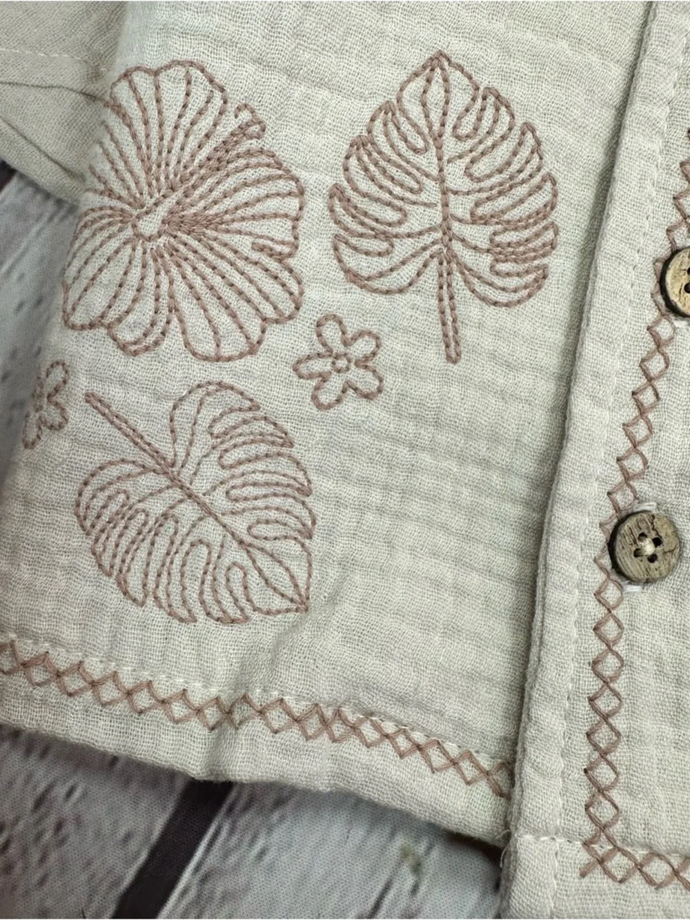 NWT rabbit + bear infant Shorts Set 2pc organic cotton beach tropical neutral